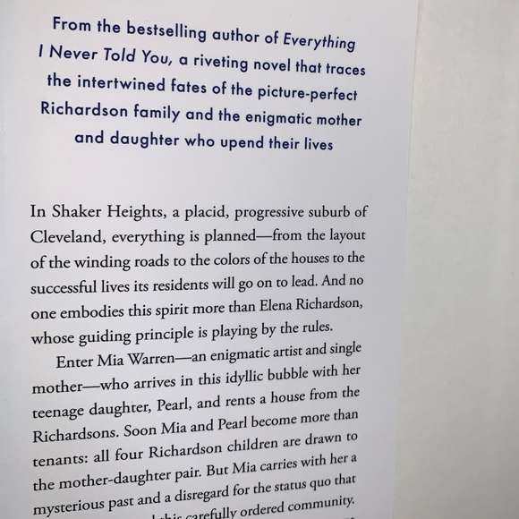 🆕 LITTLE FIRES EVERYWHERE by Celeste Ng 2017 Best Seller Book Mother & Daughter - Picture 7 of 9